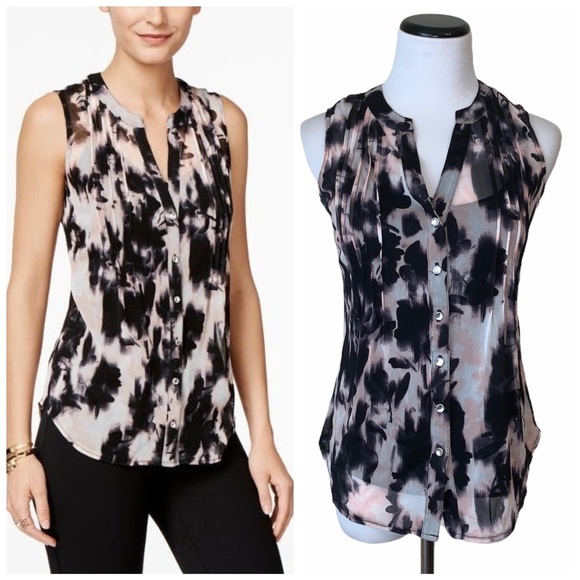 INC International Concepts Tops - INC international concepts mesh blouse xs